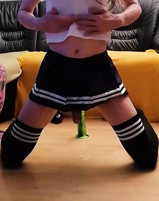 Dildo fun after school