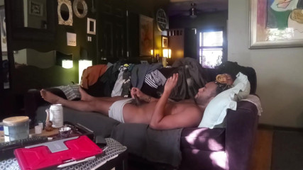 Kennie Jai Gets Caught Jerking off and Eats His Cum