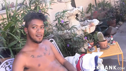 Tattooed Rico Pico Masturbates Hard Cock After Riding Dildo