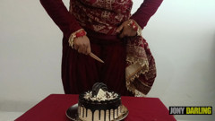100k subscribers celebration Jony fucking Darling very hard wear her salwaar