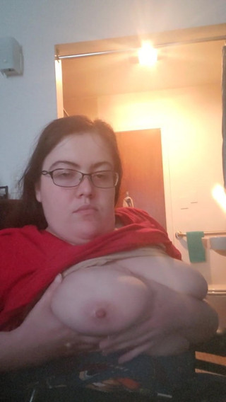 Playing with my tits