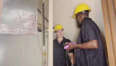 Tomboy fucks her boss to keep her job