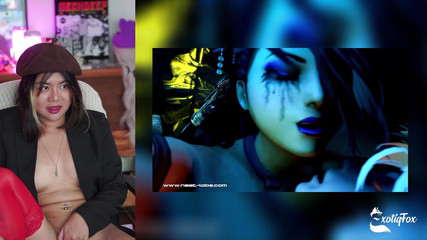 Cute Asian Streamer ExotiqFox Reacts to Hentai Compilation from Nestlabs