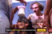 Fetish Gang Bang Session with German Blindfolded Slut