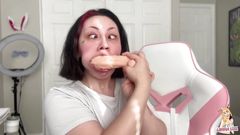 Dildo Throat Fuck
