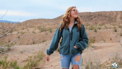 True Amateurs - Nature Chick with Glasses Gets Facial by the Lake