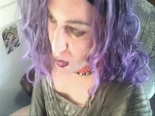 Kornelia Crossdresser Four Own Cum & Self Facial