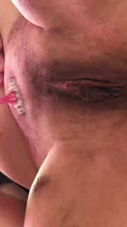 Woman Shaving Her Hairy Vagina