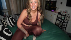 Ripped Sweaty Gym Leggings