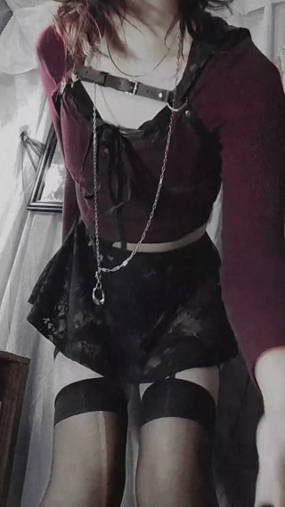 The dark sensuality of a girl with small tits and petite body