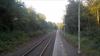 at the railway station