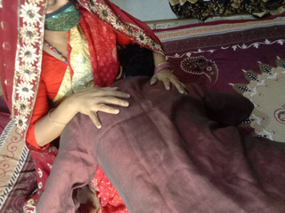 Newest threesome Desi My Husband's Father First Night Fucked Doggystyle Best Newly Married Wife With Husband's Father