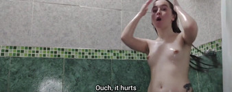 Brushing and Washing My Hair Naked
