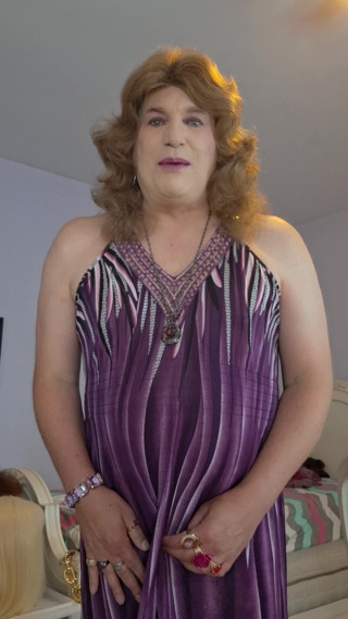 Ultra feminine granny tranny loves hot young men! thumbnail
