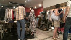 Too Many Secret Glances at the Alluring Clerk in a Fashion Shop