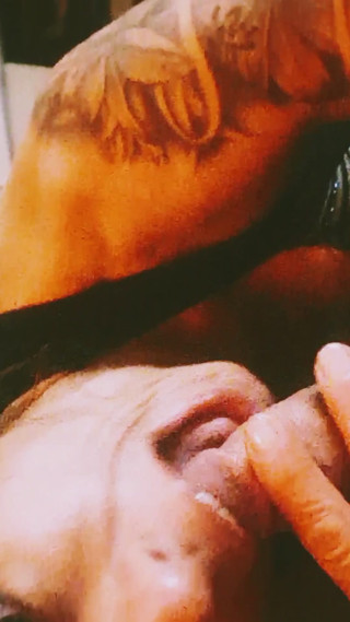 just playing with his cock