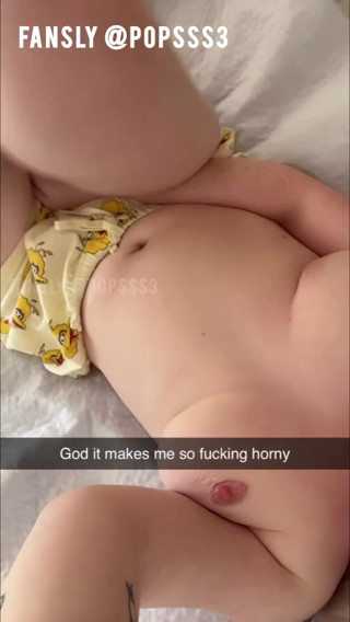 Cute girl can't endure her full bladder any longer and pees the bed