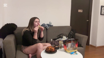 Eating a Whole Chicken While Farting