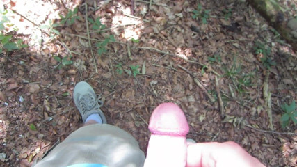 Im Wald ausgepackt