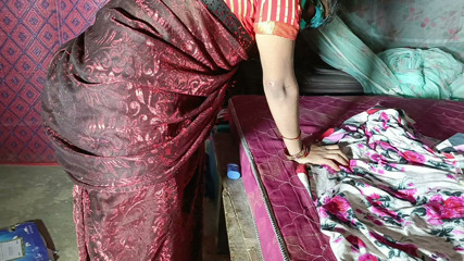 Bhabhi brother-in-law ke cock se ass fucking standing in doggy style Hindi audio