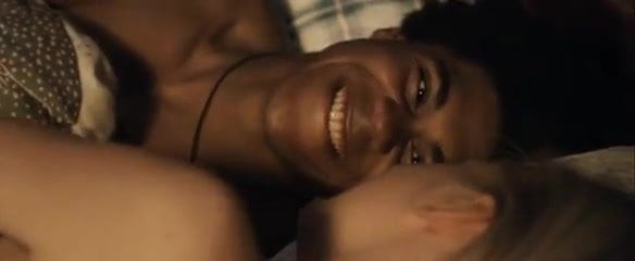 Interracial Couple Kiss