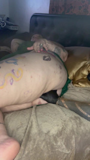 Bbw starts anal training