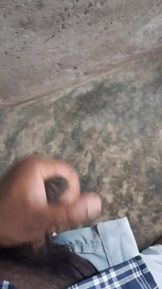Man masturbating in room. Black dick. black boy.