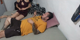 My Girlfriend's Neighbor Was Unoccupied, I Asked Her to Suck Me off for a While and She Accepted