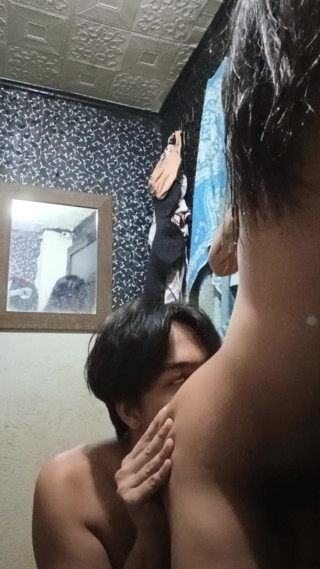 Our bathroom sex fantasy. I fucked her good and cums in her ass
