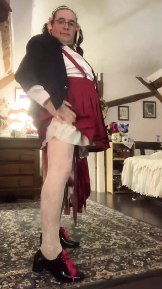 In outfit with a little school dress for a night out
