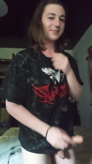 My first video. Lilith Serah Krauser moans from small dildo