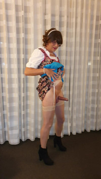 Naked under the dirndl | Tranny Update | Porn videos