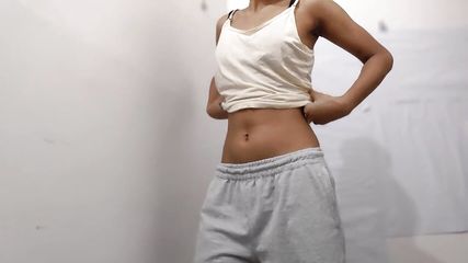 Cute hairy brunette is sexy and hot