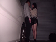 Street Hunt. She Picks Him and Takes the Lead
