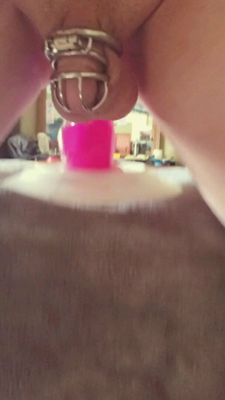 SISSY Nicole training her pussy