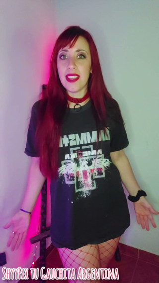 Shyyfxx Crazy Night with a Very Gauchita Metalhead Redhead! Part 1