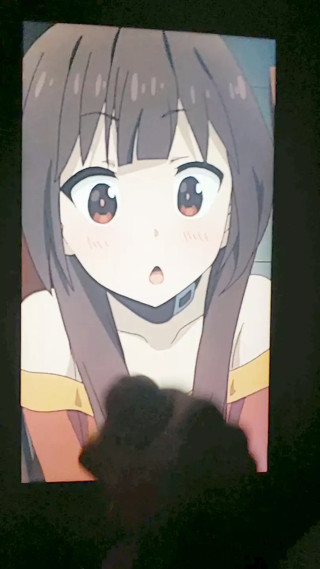 Cute Megumin anime cum tribute