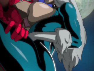 Spider Man Destroyed Black Cat Tight Pussy &amp; Cummed Deep Inside