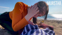 The Bitch Was Excited by an Interactive Toy and Sucked on the Beach  Murstar