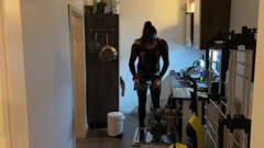 Fetish Lofts Clean-up Session with TV Slave Part 2-3.