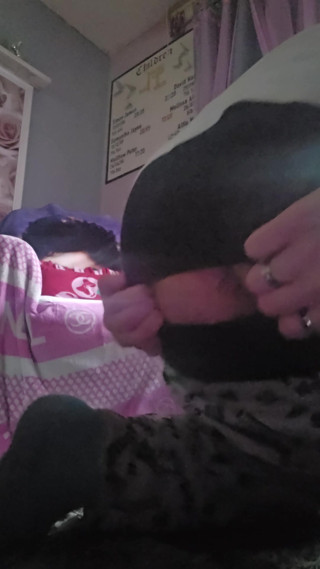 Fucking myself with dildo