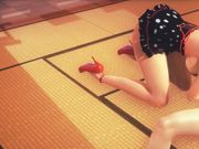 Hentai Uncensored - Cloe has sex in tatami part 1