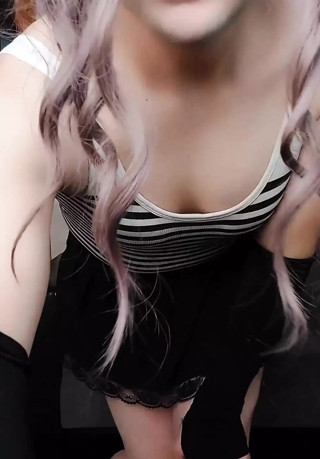 Self Ass Spanking Big Butt Booty Ladyboy Sissy Kitty