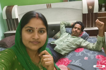 indian kashmiri Desi Village Beautiful Stepsister And Stepbrother Lovely Bed Romance  By -Snapchat143