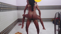 Desi Wife Get Facked by Husband in Doggy &amp; Gets Cum on Tits