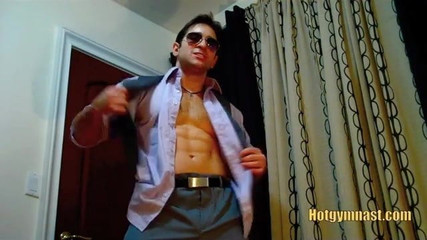 Cumming Cock On Hairy Bearded Muscle Stud