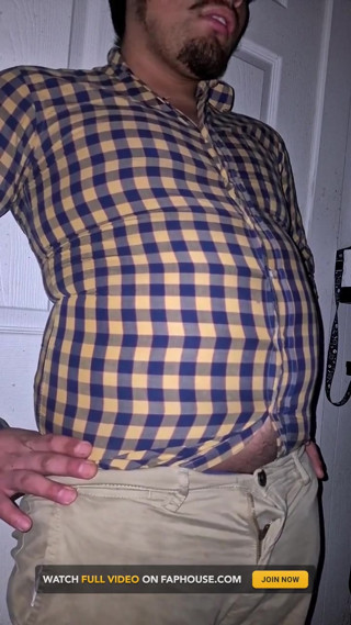 Popping My Button up on My Belly