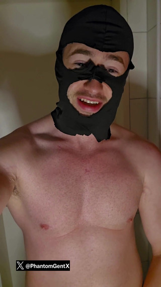 PhantomGentX Gay Solo Teases Massive Cock with Intense Dirty Talk - Follow on X: PhantomGentX