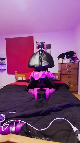 New Boots and Armbinder - Sissy Maid Stuck in Bondage Again