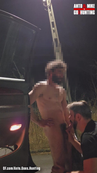 Random Straight Hairy Portuguese Guy With Big Dick Conviced To Get His First Gay Blowjob